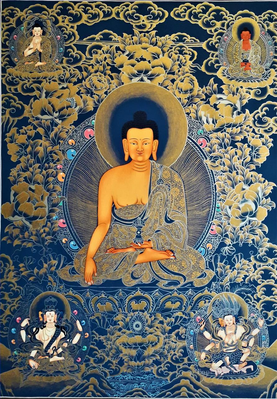 釈迦牟尼仏タンカ 2 仏教油絵